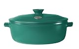 Review Emile Henry 874553 / Emile Henry Flame Top 5.5 Quart Round Stew Pot, Green