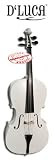D'LUCA MEISTER STUDENT CELLO WHITE 3/4
