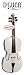 D`LUCA MEISTER STUDENT CELLO WHITE 3/4