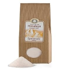 Himalaya Speisesalz (Kristallsalz aus Punjab s�dlich des Himalaya) 1000g: in verschlie�barer Faltschachtel - Premium Qualit�t (Speisesalz f�r Salz Streuer)