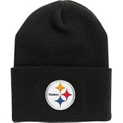 Pittsburgh Steelers Black Cuffed Knit Hat