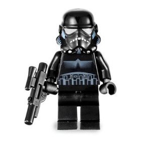 LEGO Star Wars LOOSE Mini Figure Shadow Stormtrooper with Blaster Rifle