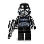 LEGO Star Wars LOOSE Mini Figure Shadow Stormtrooper with Blaster Rifle