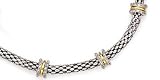 14K Silver and Diamond Necklace, 18 .23ctw