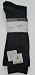 Perry Ellis Portfolio Men's Luxury Dress Socks 3 Pair ecko friendly -Shoe Size: 6.5-12 Black/Charcoal-Ribbed