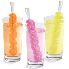 Click To Fruit Ice Kabob Swizzle Sticks Mold Tray Details... Fruit Ice Kabob Swizzle Sticks Mold Tray