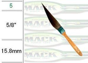 5 Sword Striper (Pinstriping & Touch-Up) Mack Brush