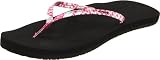 Reef Women's Uptown Girl Flip Flop,Pink/Silver/Snake,5 M US