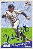 Mark Little, Colorado Rockies Autographed Card