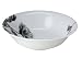 Royal Worcester Black Peony Cereal Bowl 6- 1/2 inch