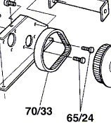Atco/Qualcast Drive Belt. Windsor/Consort/Classic Electric/Punch Classic. F016T45383