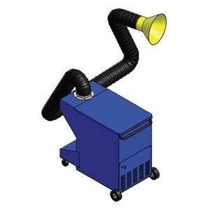 Fume Extractor, 750 CFM, w\/Flex, 6x12 - Repla