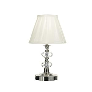 HAZEL Touch Table Lamp - Satin Chrome