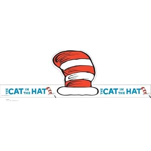 Eureka Dr. Seuss's Cat In The Hat Wearable Hat Cut-Out, 32 Hats, Approx 8 Tall Each by 