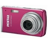Electronics : [Bundle] Optio M50 - fuschia pink + Ultra Compact PIX leather case + 2 GB SD Memory Card