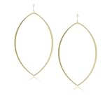 Kenneth Cole New York Large Gold Tear Drop Ear
