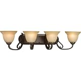 Torino Vanity Light in Forged Bronze
