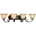 Torino Vanity Light in Forged Bronze