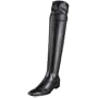 Aquatalia by Marvin K. Women's Click Boot,Black Calf/Stretch,10 M US
