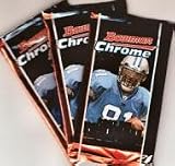 2007 Bowman Chrome Football Factory Sealed Hobby Pack (Each Box Includes 1 Autographed Rookie and 1 Rookie-Possible Adrian Peterson Autographed Rookie Card)