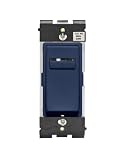 Leviton Renu Incandescent Dimmer REI06-RN for Single Pole, 3-way or more Applications, 600W-120VAC, in Rich Navy