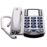 Amplified Corded Telephone with Talk Back and Braille Characters