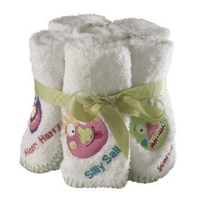 Alex Kids Monster Showers 6 piece Washcloth Set