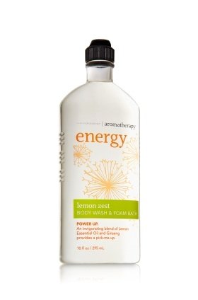 Bath and Body Works Aromatherapy Body Wash & Foam Bath Energy - Lemon Zest