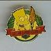 The Simpsons Olympic Summer Games 1992 - Commemorative Bart Simpson Promotional Pin