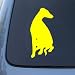 WHIPPET SILHOUETTE - Dog Vinyl Car Decal Sticker #1568 | Vinyl Color: Yellow