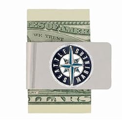 Seattle Mariners Pewter Money Clip
