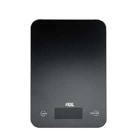 ADE Germany Slim KE 863 Bilancia da cucina digitale, colore: Nero