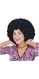 New Black Afro Costume Wig - Disco 70's Party