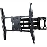 Universal Dual Arm LED LCD Plasma Articulating Dual-Arm Swiveling Tilting Wall Mount Bracket for 37' - 63' Double Stud Design