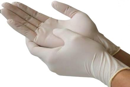 Latex Gloves Powder Free Large - Twin Pack