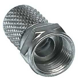 50 X F Plugs Connectors Satellite and Cable RG6 6.4mm By i.selectronics