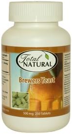 [12 Bottles] Brewers Yeast 500mg 250t - Treat Diarrhea Health Solution