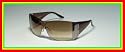 AUTHENTIC STELLA MCCARTNEY 74 DISTINCT RUTHENIUM BROWN FRAME WITH MIRRORED GRADIENT BROWN LENSES RIMLESS MODERN SUNGLASSES WOMENS/LADIES - made in Italy - 100% UVA/UVB Protection