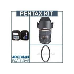 Pentax SMCP-DA 16mm - 50mm f/2.8 ED-AL (IF) SDM Af Lens Kit, U.S.A. with Tiffen 77mm UV Wide Angle Filter, , Professional Lens Cleaning Kit