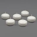 Lot of 72 White Floating Candles 2" Wedding Party Favor