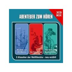 Die 3-CD Abenteuer H�rspielbox: Die Schatzinsel / Der Graf von Monte Christo / Meuterrei auf der Bounty
