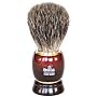 Omega Brownie Junior Badger Shaving Brush with Stand - #63184