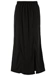 Avenue Plus Size Side Slit Maxi Skirt