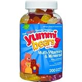 Yummi Bears Multi-Vitamin & Mineral, 200-Count Gummy Bears