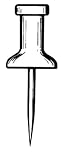 ALUM PUSH PINS 5/8 PT BX/100