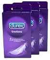 18 ( 3 x 6 St&uuml;ck ) Durex Emotions Kondome + 4 x 1er Packung Condomi Lifestyles Kondome gratis