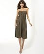 BCBGMAXAZRIA Strapless Jersey Knot-Front Dress