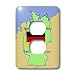 777images Flags and Maps - The map and flag of Germany with the Republic of Germany printed in English and German - Light Switch Covers - 2 plug outlet cover