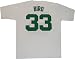 Boston Celtics Larry Bird Adidas 1986 White Throwback T Shirt