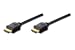 2m HDMI Kabel St/St HDMI Anschlusskabel schwarz, vergoldete Stecker
